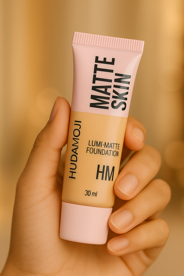HUDAMOJI Lumi-Matte Foundation – 30ml | Flawless Matte Skin Finish