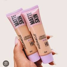 HUDAMOJI Lumi-Matte Foundation – 30ml | Flawless Matte Skin Finish